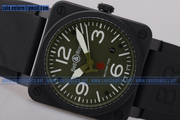 1:1 Perfect Replica Bell & Ross BR 03-92 Military Watch PVD